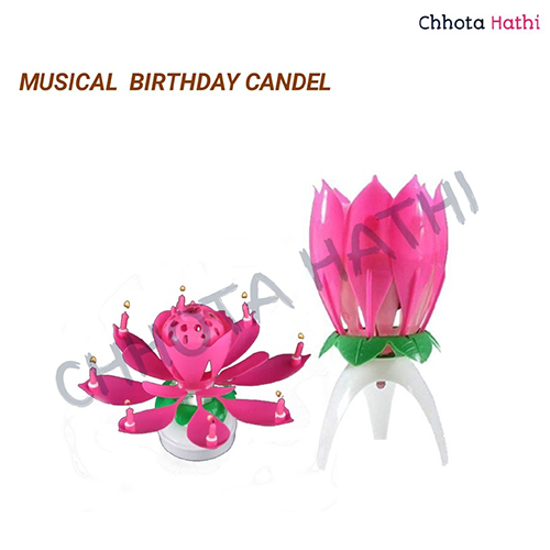 Lotus Musical Candle