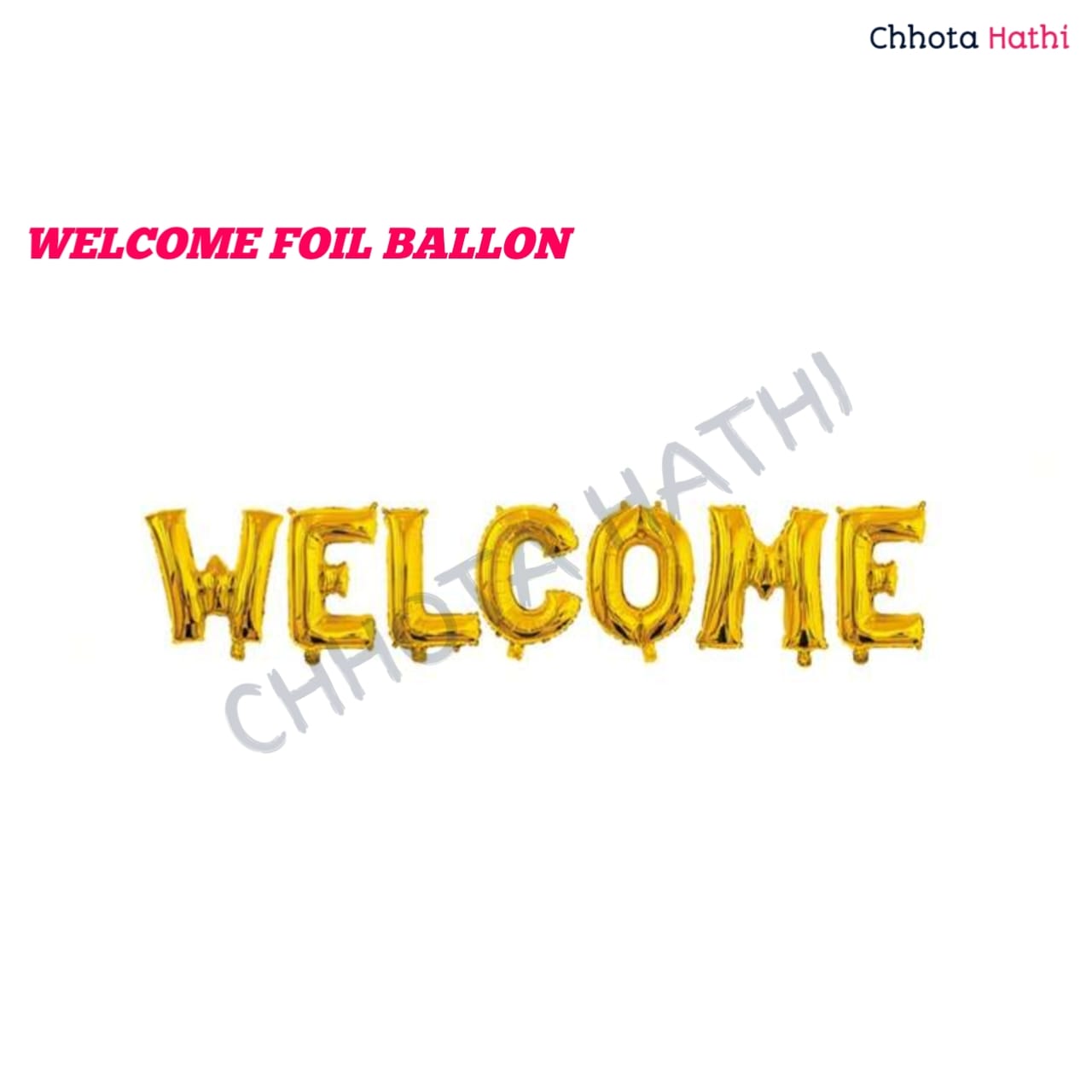 Welcome Foil Balloon